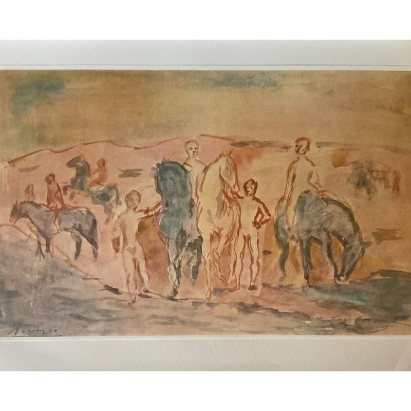 "Horses at the Bath" by Pablo Picasso