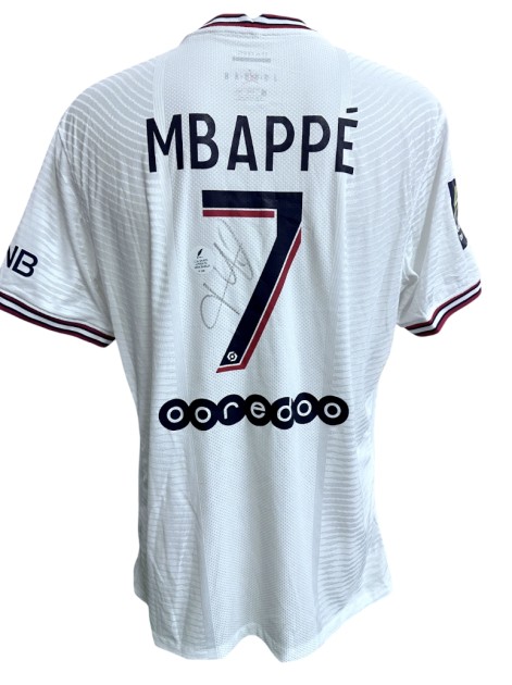 Maglia Replica Mbappe Paris Saint-Germain, 2021/22 - Autografata