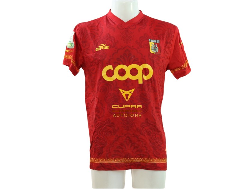 Cassandro's Signed Unwashed Shirt, Catanzaro vs Palermo 2025
