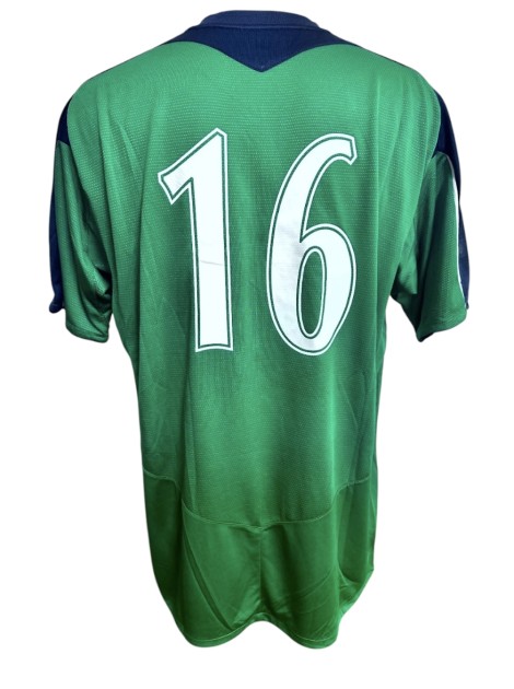 Northern Ireland vs Poland Match-Worn Shirt, FIFA World Cup 2006 Qualifiers