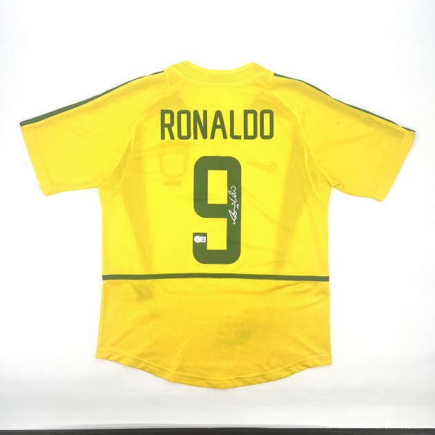 Ronaldo Nazario's Brazil Signed Shirt