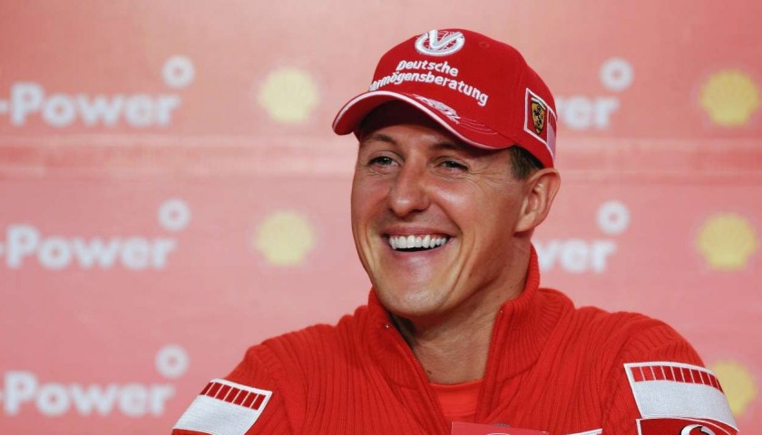 Michael Schumacher Signed Ferrari Cap