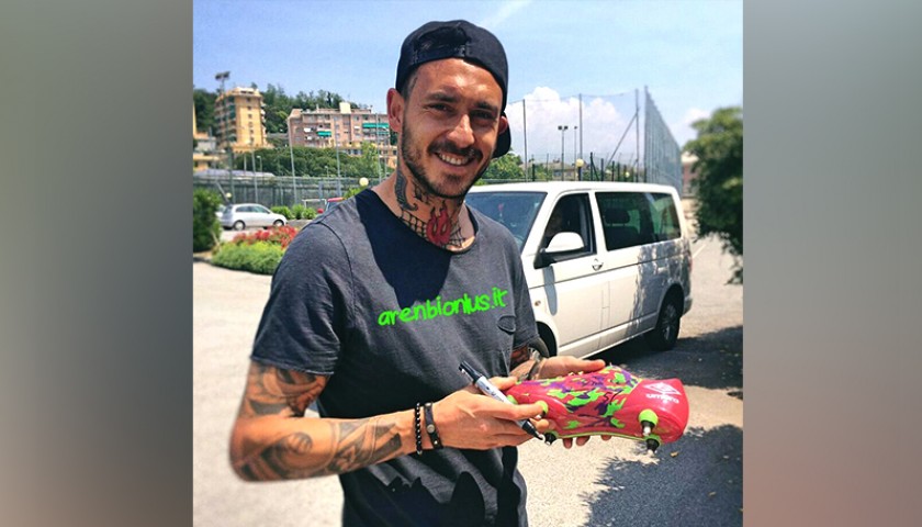 Pinilla's Umbro Cleats, Issued for the 2014 World Cup - Signed