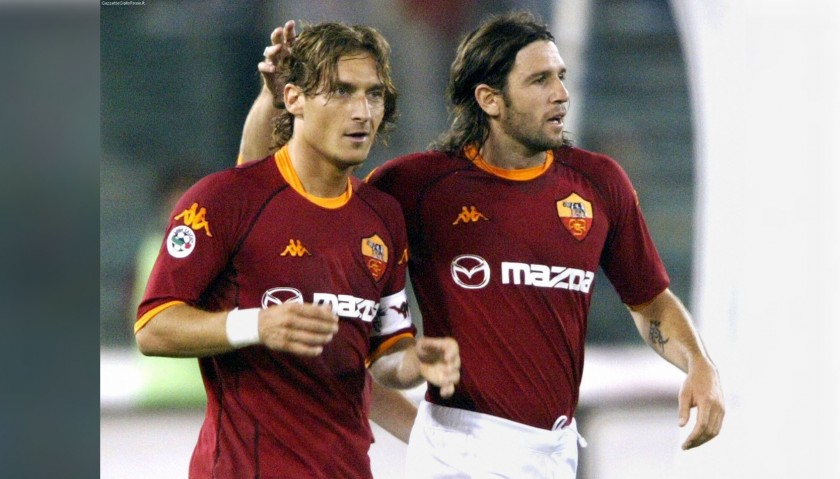Candela's Roma Signed Match Shirt, 2002/03