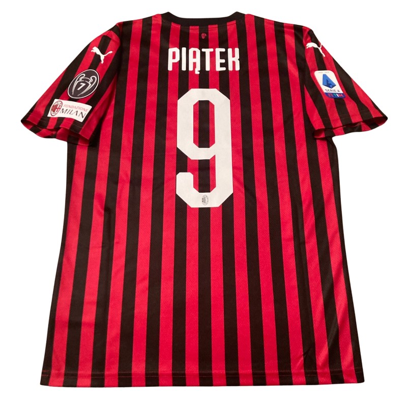 Piatek's Issued Shirt, Milan vs Inter 2019