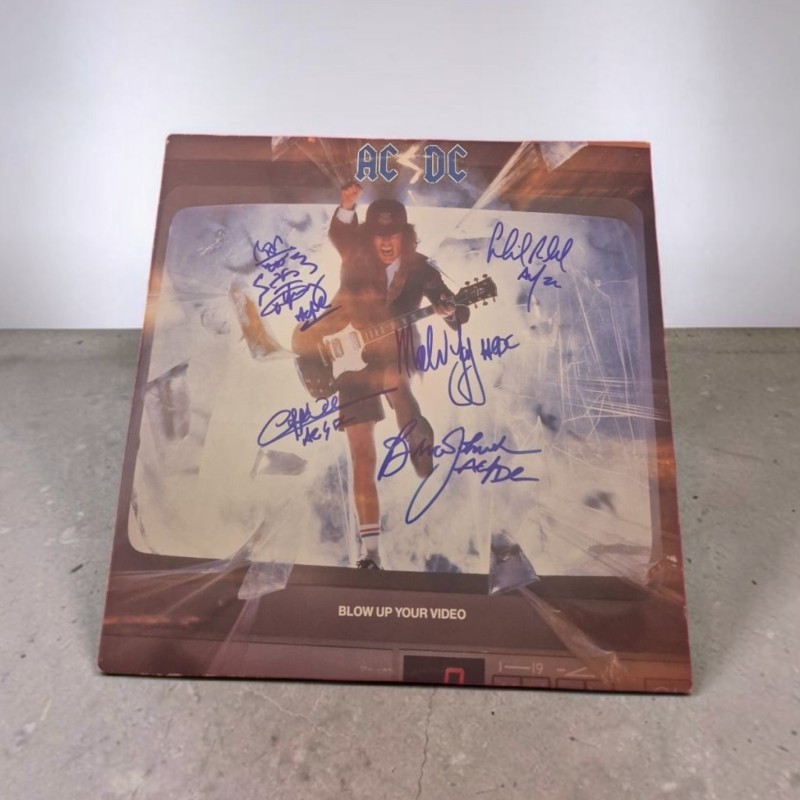 AC/DC Signed USA Pressing Vinyl LP