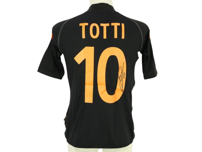 Totti Official AS Roma Shirt, 2002/03 - Signed with Photo Proof