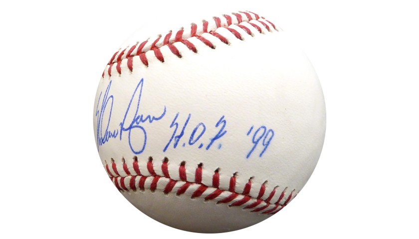 I0031122-Nolan Ryan Autographed Hall of Fame Logo Baseball I