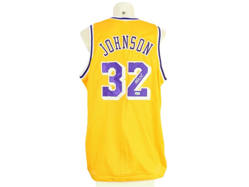 Canotta replica Johnson Los Angeles Lakers - Autografata