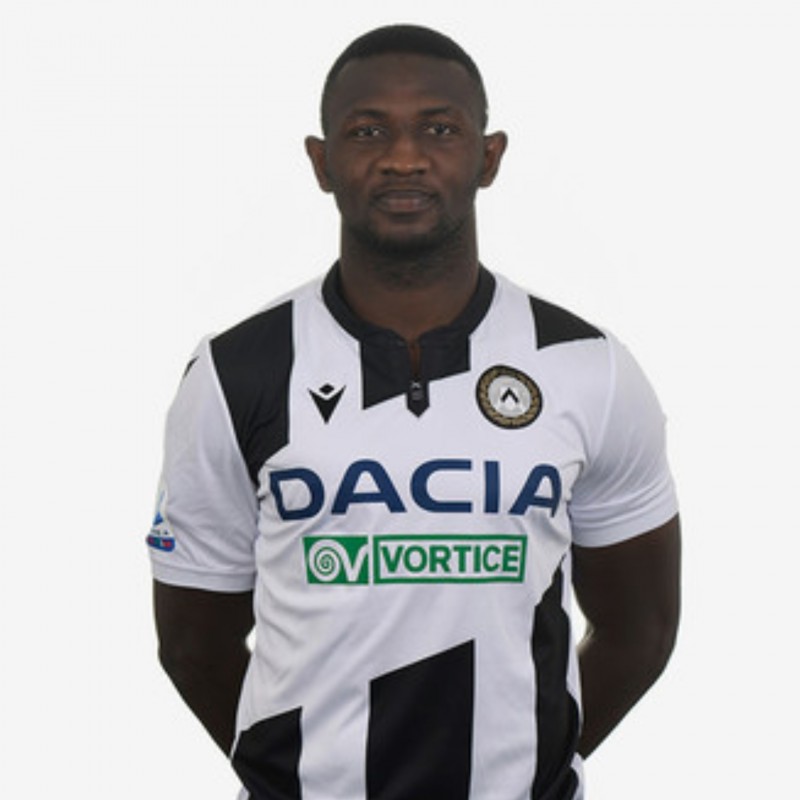 Opoku's Special Worn Shirt, Udinese Calcio -SPAL