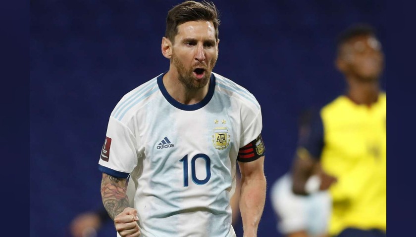 Messi's Argentina Signed Match Shirt, 2019 