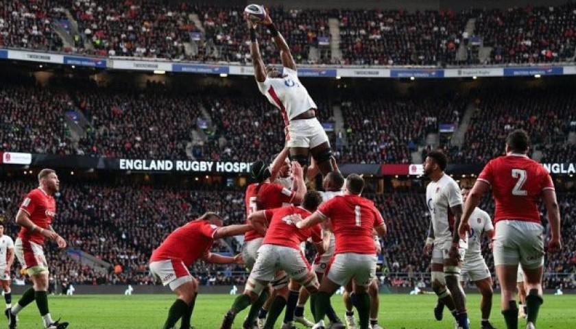 Wales v England Six Nations 2023 Hospitality Package - Match Day Tickets for Two and Piece of Rugby Memorabilia
