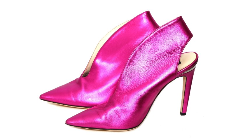 Metallic Fuschia Pink Pinko Shoes