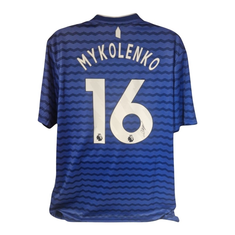 Vitaliy Mykolenko's Everton 2025-26 Signed Home Football Shirt 