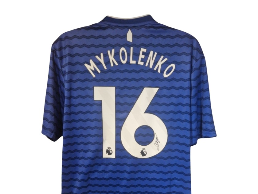 Vitaliy Mykolenko's Everton 2025-26 Signed Home Football Shirt 