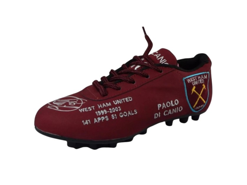 Paolo Di Canio's West Ham Signed Football Boot