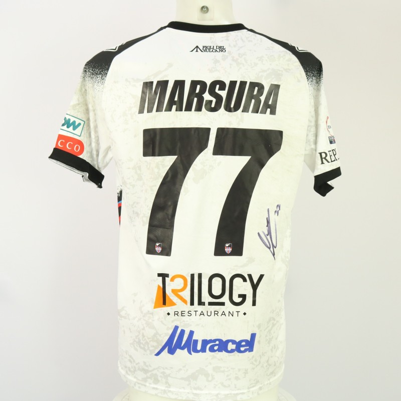 Maglia Marsura unwashed Sorrento vs Catania 2024 - Autografata