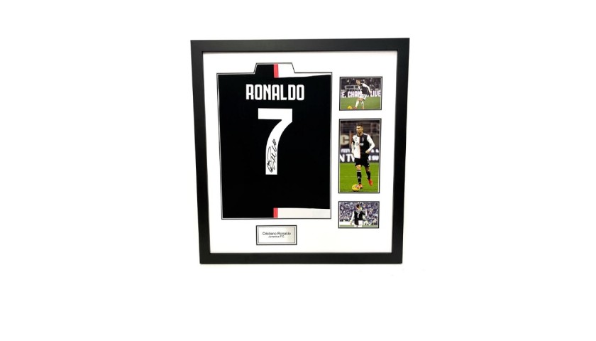 CRISTIANO RONALDO - SIGNED AUTOGRAPH JUVENTUS HOME FOOTBALL KIT SHIRT - PM  Antiques & Collectables