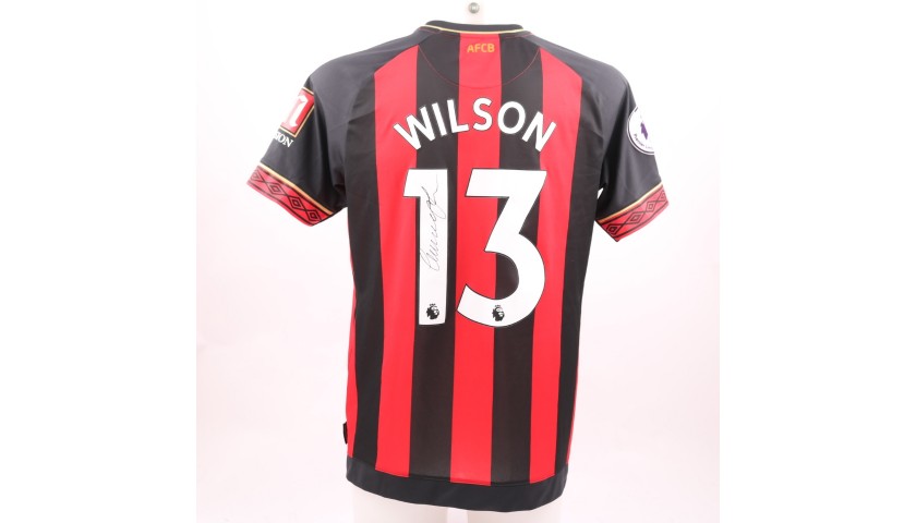 Wilson's AFC Bournemouth Worn and Signed Poppy Shirt