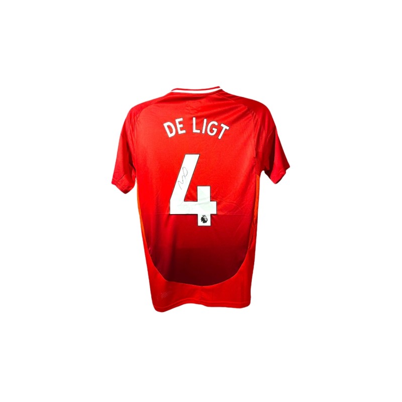 Replica maglia del Manchester United 2024/25 firmata da Matthijs de Ligt