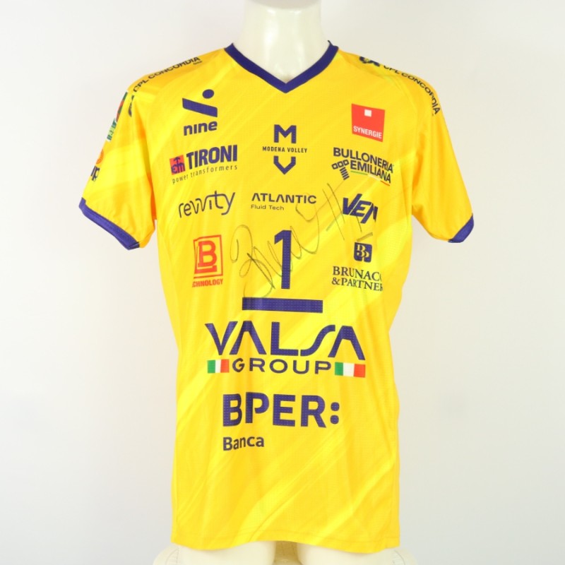 Modena Volleyball jersey Signed by Bruno de Rezende
