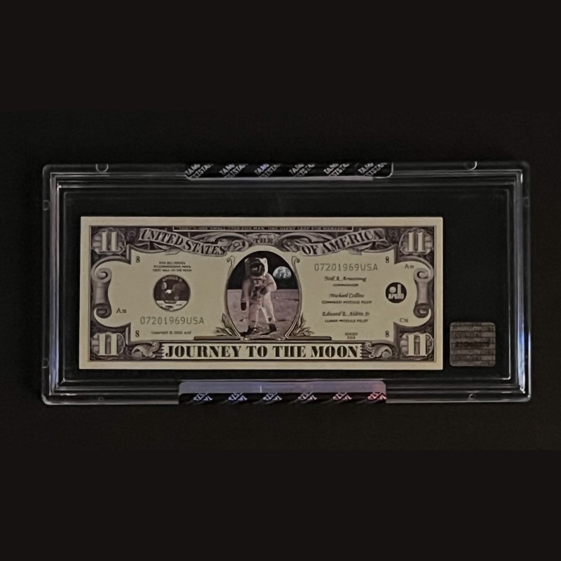 Limited Edition Encapsulated NASA Apollo 11 “Walk on the Moon” Commemorative Bill