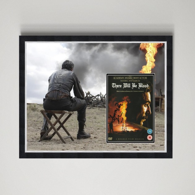 Daniel Day Lewis Signed There Will Be Blood Display
