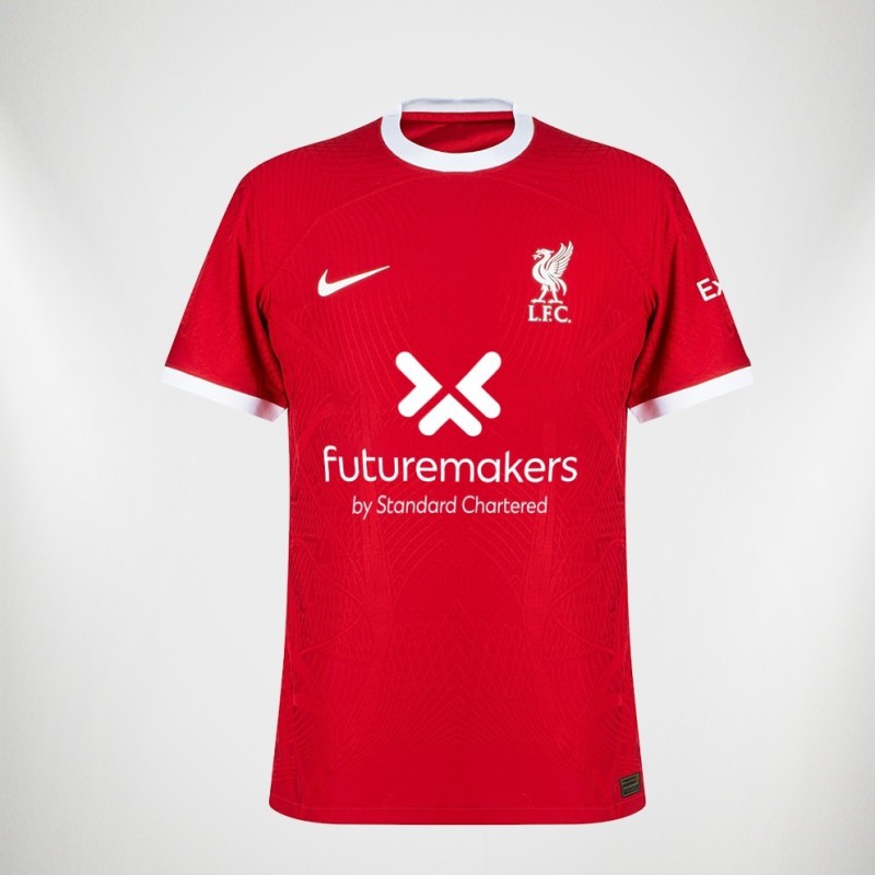 Collezione "Futuremakers x Liverpool FC" di Virgil van Dijk - Maglia indossata firmata