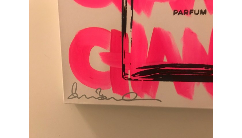 Shane Bowden Signed Chanel Painting - CharityStars