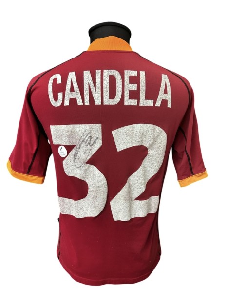 Candela's Roma Signed Official Shirt, 2001/02 