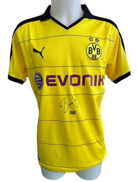 Maglia Ufficiale Borussia Dortmund, 2015/16 - Autografata da Riedle