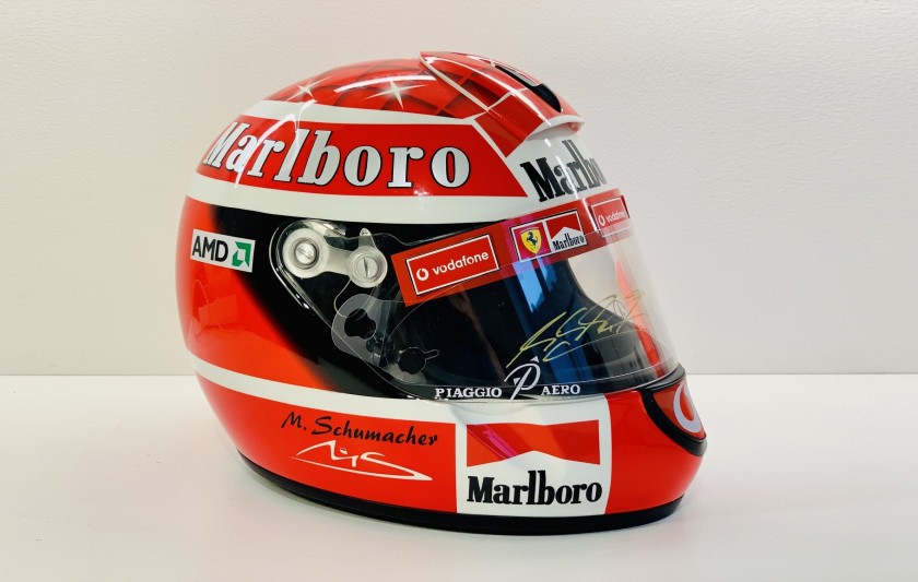 Michael Schumacher Signed Official Replica Ferrari Helmet