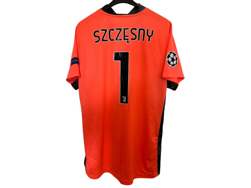 Szczesny's Juventus Match-Issued Shirt, UCL 2020/21