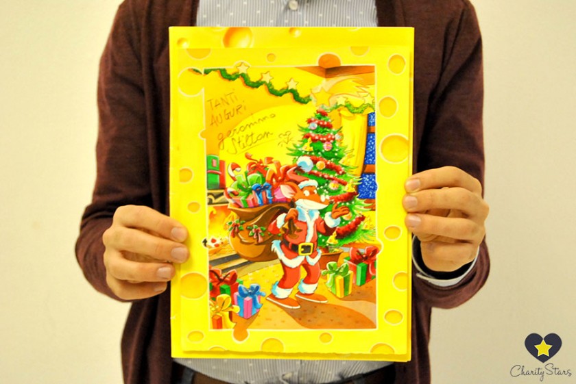 Auguri di Natale disegnati da Geronimo Stilton