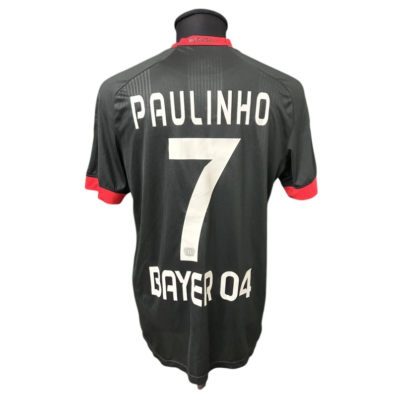 Paulinho's Bayer Leverkusen Issued Shirt, 2020/21