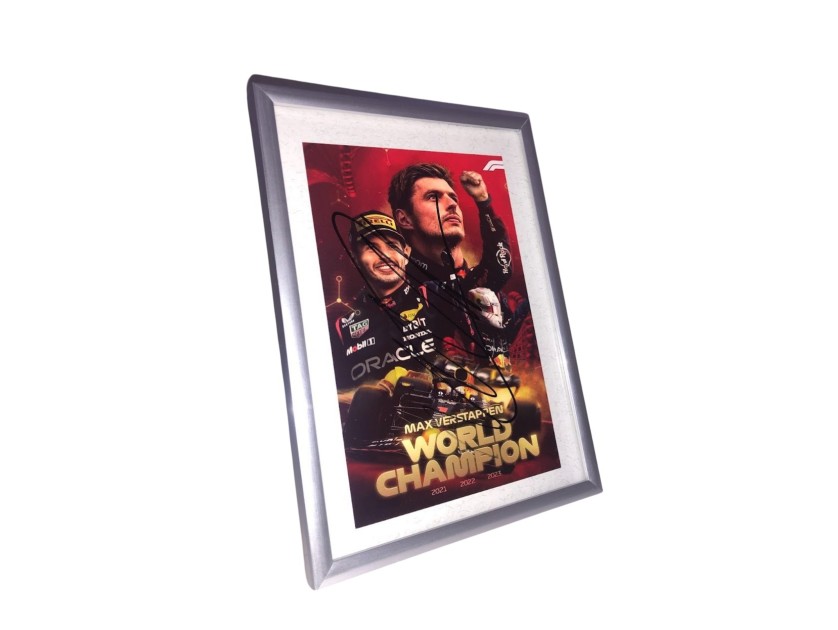 Print Signed by Max Verstappen