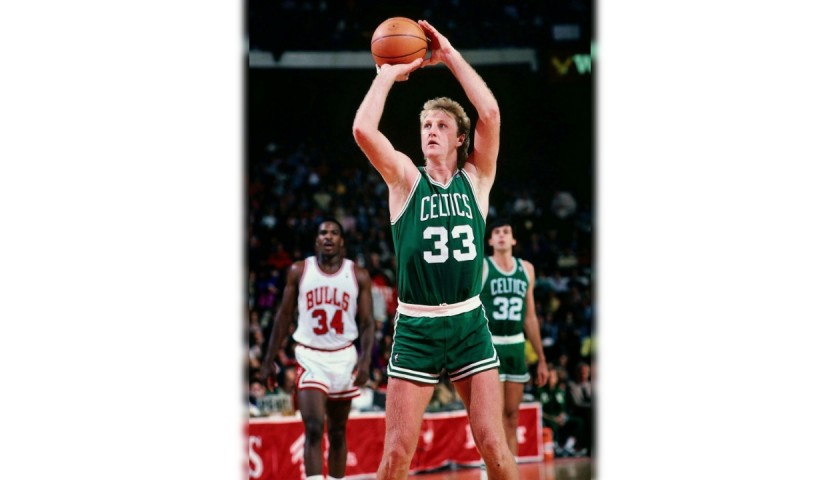 Larry Bird's Official Boston Celtics Signed Jersey