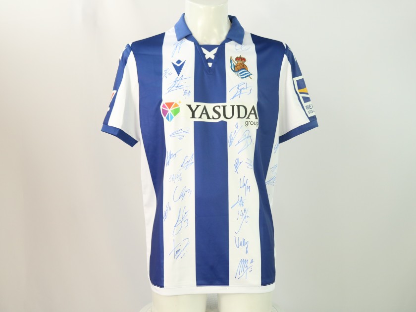 Maglia Ufficiale Real Sociedad, 2024/25 - Autografata dai Giocatori