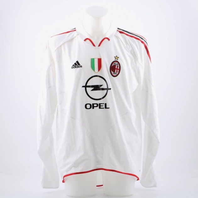 Gattuso's Milan match issued/worn shirt, Serie A 2004/2005