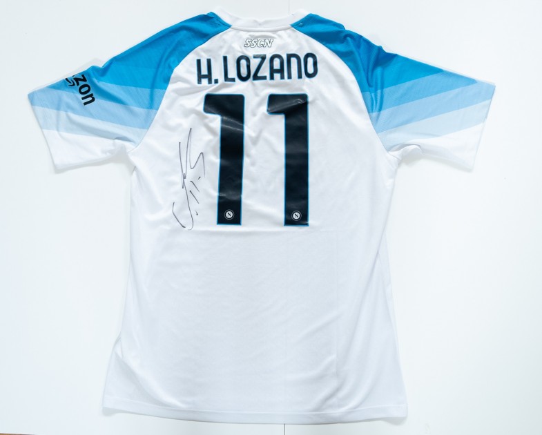 Hirving Lozano's Napoli Signed Shirt