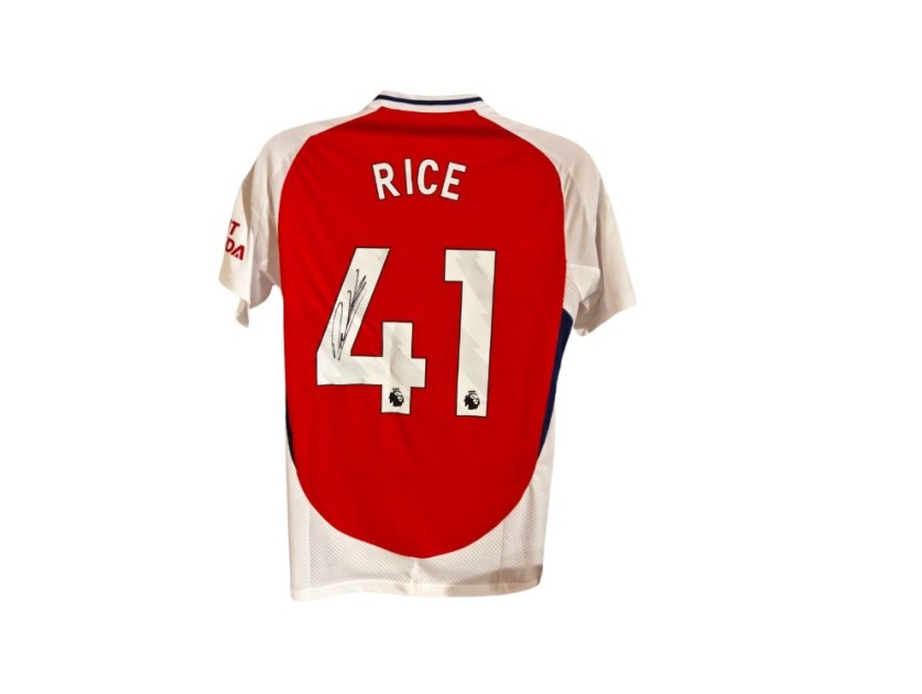 Declan Rice's Arsenal 2024/25 Signed Replica Shirt