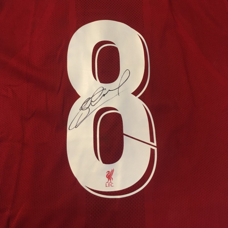 Gerrard's Liverpool FC Legends Match Worn and Signed Shirt