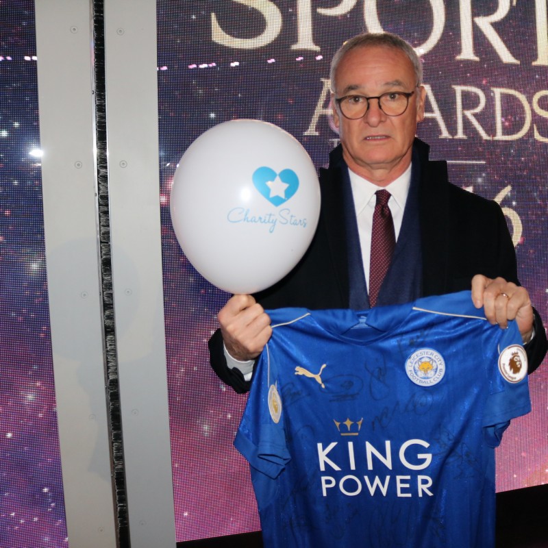 Maglia Vardy Leicester, indossata Premier League 2016/17 - Autografata dai giocatori