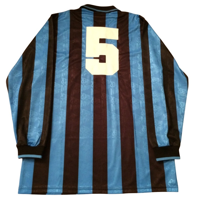 Ferri's Inter Match-Issued Shirt, 1992/93