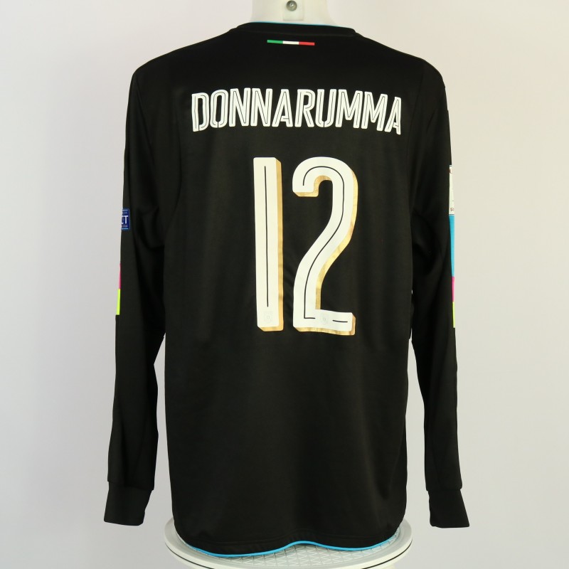 Maglia gara Donnarumma Italia vs Albania WC 2018 Qualifiers