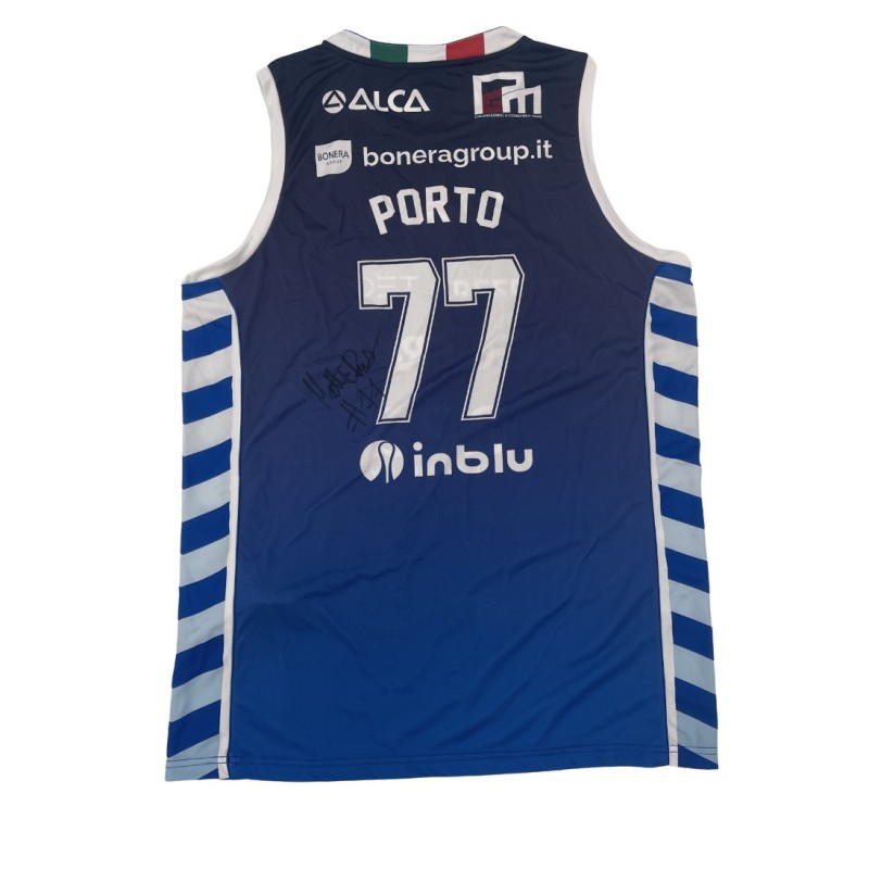 Porto's Match Signed Kit, Germani Brescia vs Generazione Vincente Napoli Basket, Italy Cup 2024