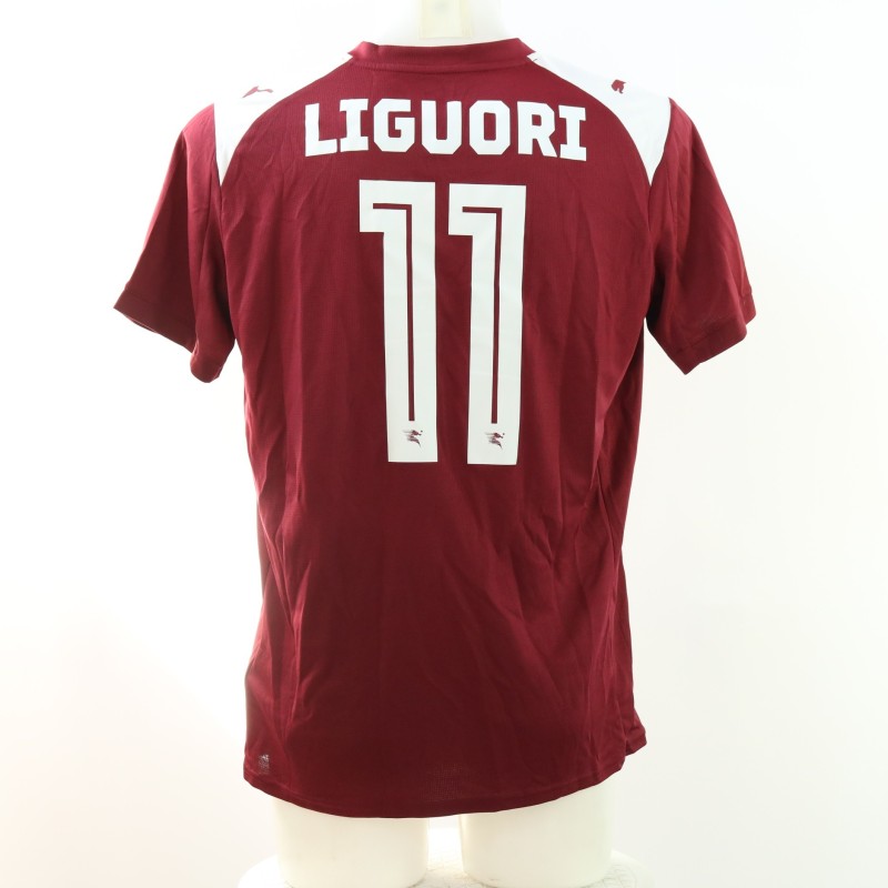 Liguori's Bench-Worn Shirt, Salernitana vs Reggina 2025