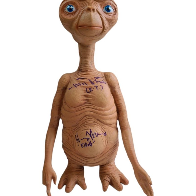 E.T. Cast Signed Replica Doll