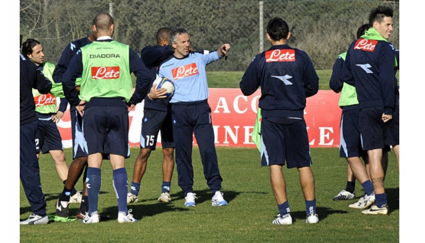Lavezzi's Napoli Match-Issued Training Sweatshirt, 2008/09
