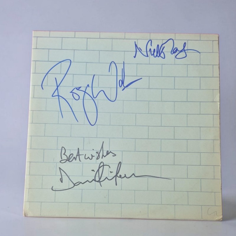 LP in vinile “The Wall” autografato dei Pink Floyd 